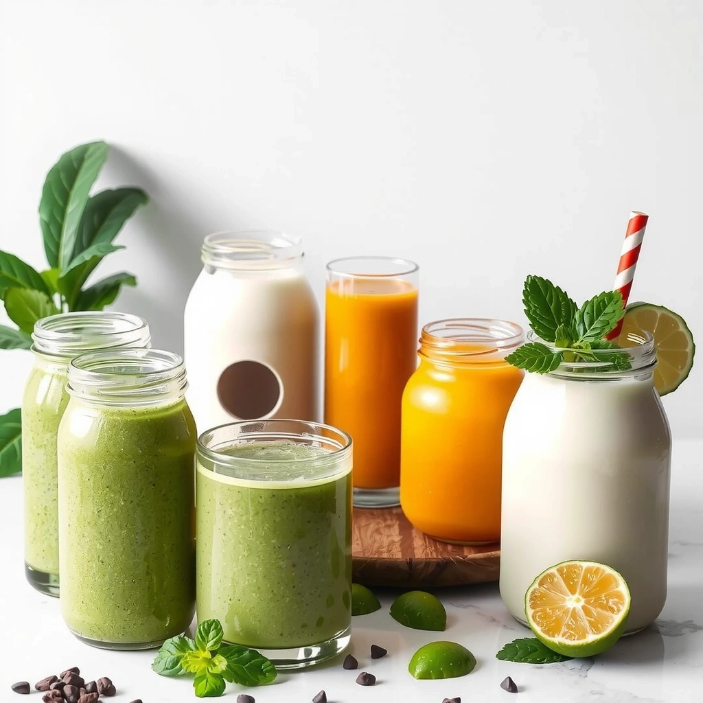 Calcium-rich beverages and smoothies