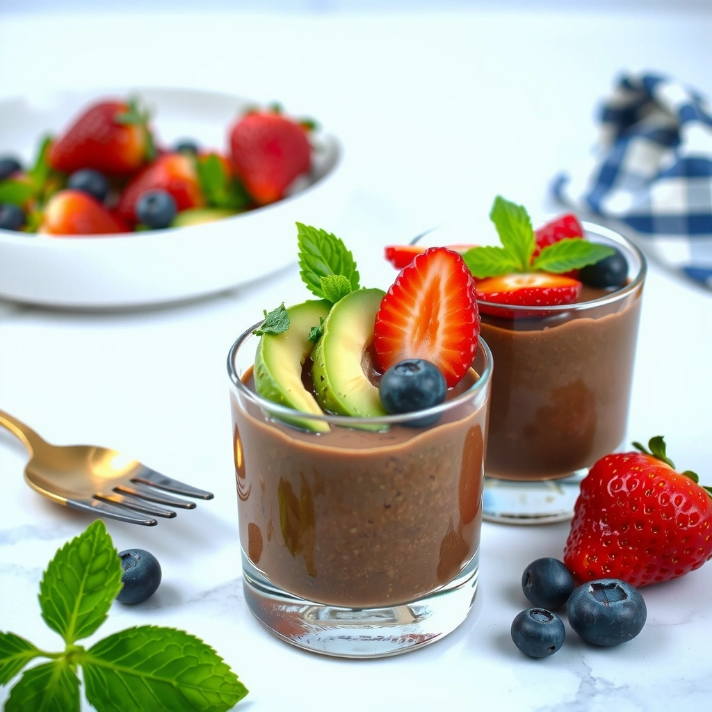 Vegan Chocolate Avocado Mousse